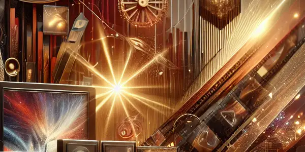 A luxurious digital environment showcasing high-definition adult entertainment with elements of Japanese film aesthetics and smooth streaming visuals.